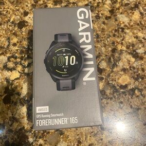Garmin Forerunner 165 Black Smartwatch with AMOLED Display